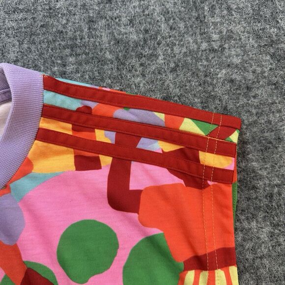 Adidas x Farm Rio Dress Women Extra Small Shirtdress Sporty - Picture 9 of 16